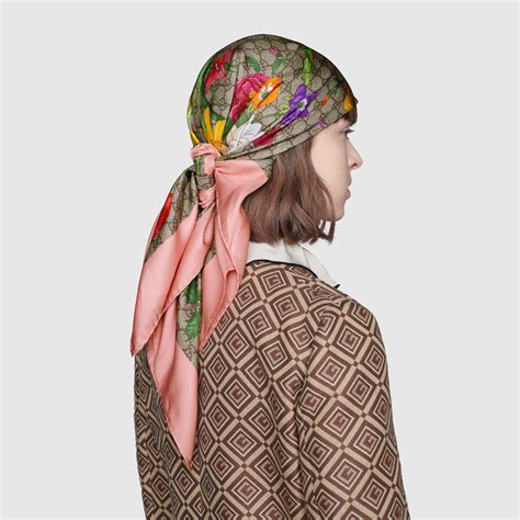 flora gucci scarf